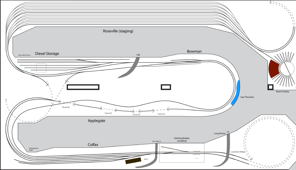Donner Pass Layout Middle Deck